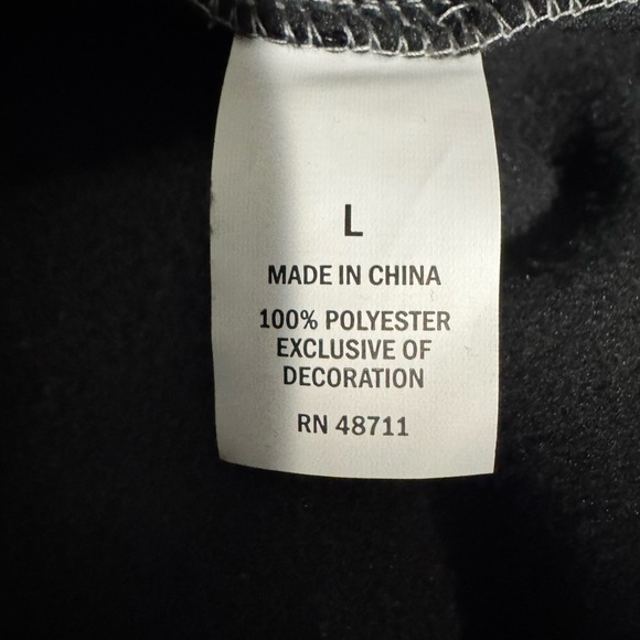 Edgar Ash Polyester Size Large 1/4 Zip Long Sleeve Two Tone Fleece Pullover New - Picture 9 of 10